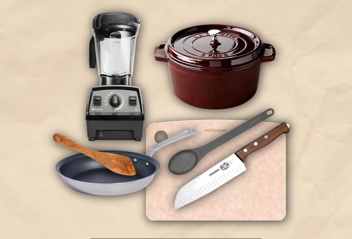 variety of kitchen tools